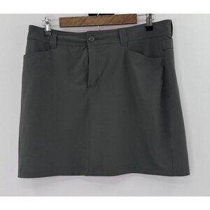 Eddie Bauer Women’s Gray Skort Skirt Under‎ Shorts Outdoor Active Size 10
